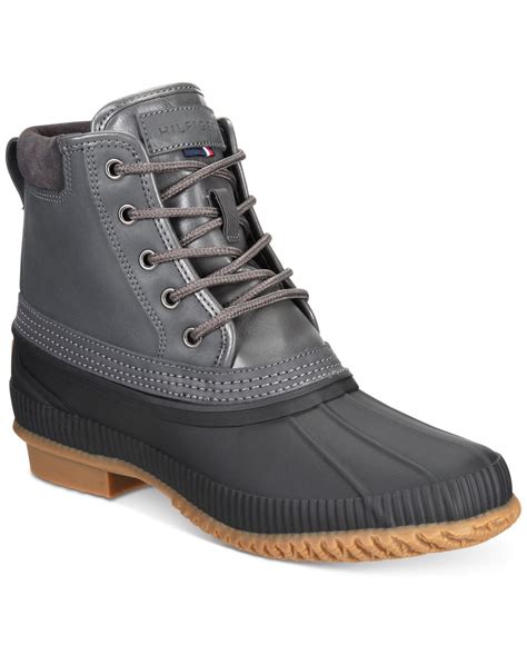 mens tommy hilfiger boots|tommy hilfiger duck boots men.